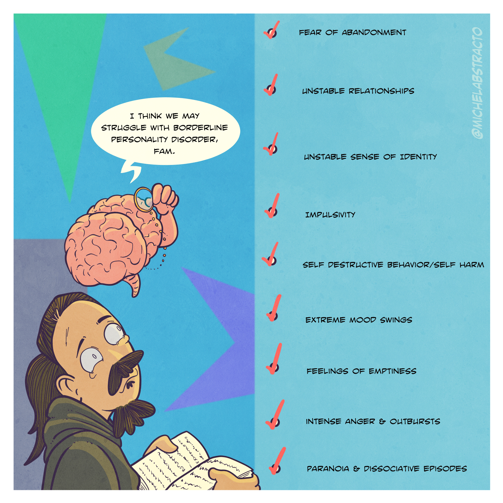 Behind the Strips: 9 Signs of BPD